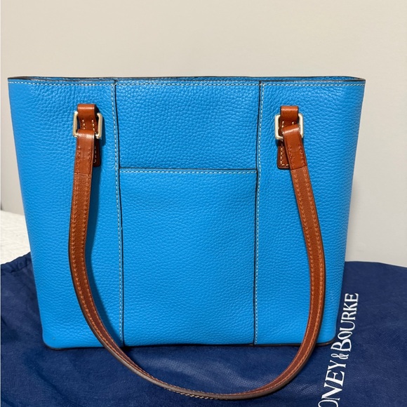 Dooney & Bourke Blue Medium Pebble Tote NEW - Picture 2 of 3